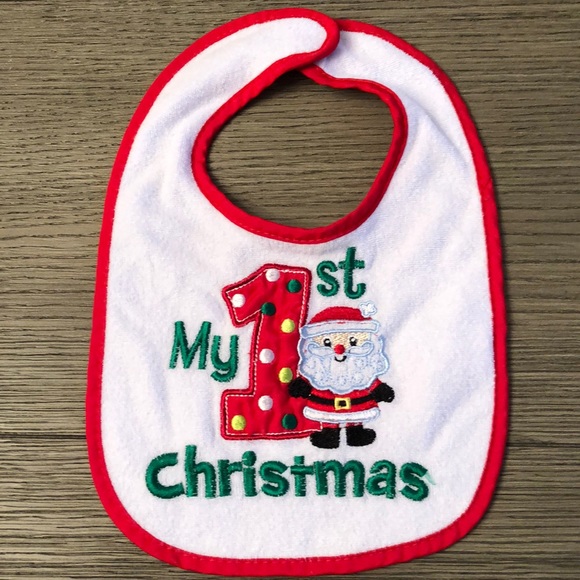 1st christmas bib